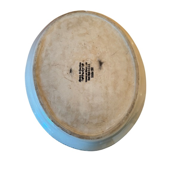 Home & Garden Party Sunflower Bumblebee Oval Serving Platter USA 2001 13" - Picture 5 of 8